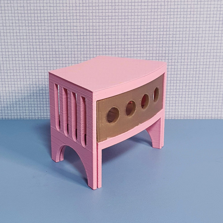 okul sıra sandalye Ayarlamak oyuncak bebekler oyuncaklar oyunlar bebek sınıf 3D print model - Mito3D