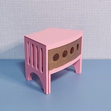 school desk & chair set dolls toys games doll classroom 3d print model - Mito3D