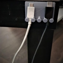 câble titulaire soutien téléphone chargeur organisateur 3d print model - Mito3D