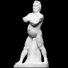 Vesika Balzac taramak heykel bronz Paris Avrupalı Fransızca Fransa erkek Rodin çıplak mecazi Auguste 3d print model - Mito3D