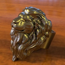 lion king mane ring store wedding rings engagement jewelry apparel fashin-ring brilliant 3d print model - Mito3D
