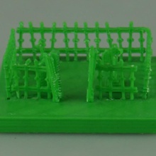 cartoon Gebäude 12 memorial park 2 Teile Spielzeug Spiele montieren design Friedhof 3d print model - Mito3D