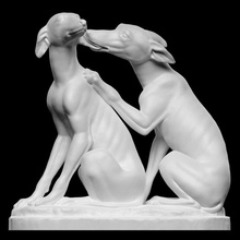 townley greyhounds scan animal collection dog roman marble mammal greyhound 3d print model - Mito3D