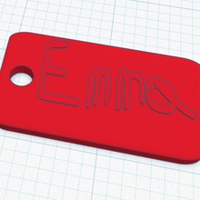 dog tag emma cool amazing awesome popular xbox ps4 happy dogs sick 3d print model - Mito3D