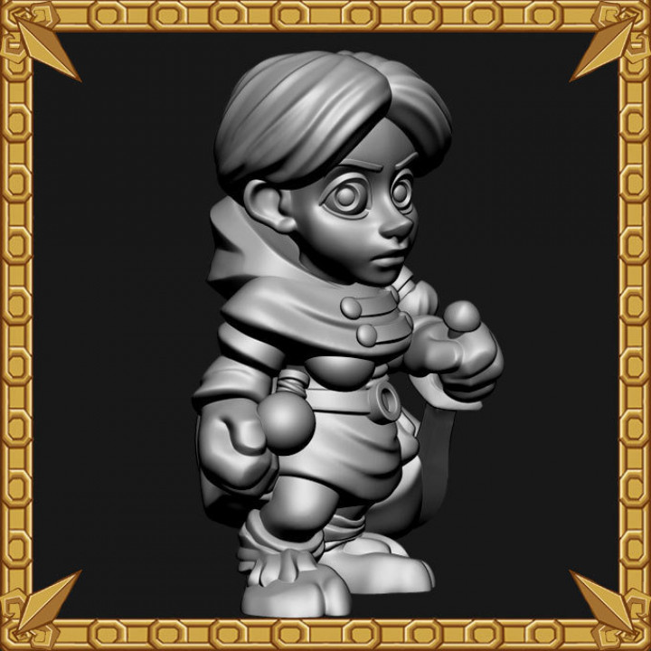 halfling ladro tavolo 3D print model - Mito3D