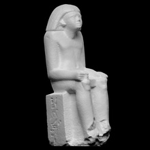 statue meri scan egypt god man mythology sculpture tomb pyramid religion 3dprint 3dscan pharao hieroglyph funeral archeology 3d print model - Mito3D