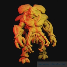 trox tampo mesa dragões masmorras hulk personagem d dnd descobridor úmero 3d print model - Mito3D