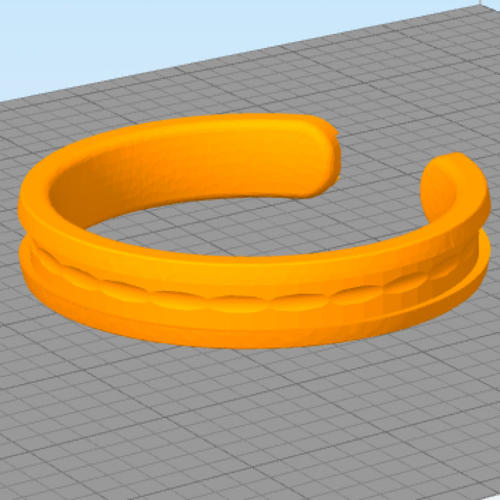 gomma cancellare gruppo musicale braccialetto elastico gioielleria 3D print model - Mito3D