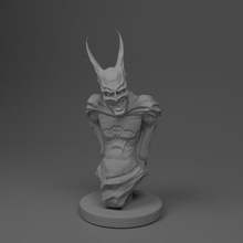 Joker Schläger passen Geschäft Kunst Batman Büste dc Ventilator 3d print model - Mito3D