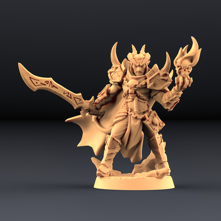 andiamo sangue abisso demone eroe tavolo diablo draghi dungeon fantasia umano mini miniature carattere miniatura minis gioco guerra dnd tiefling esploratore artigiano 3D print model - Mito3D