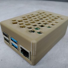 raspberry pi 4 compact case pi4 3d print model - Mito3D