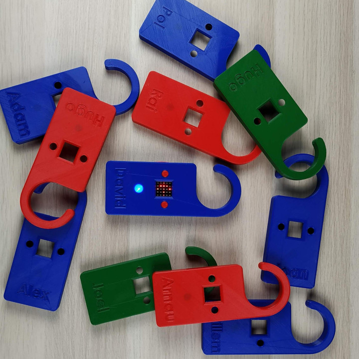 microbit disturbare cartello porta formazione scolastica vapore codice robotica 3D print model - Mito3D