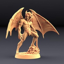 vanos lujuria demonio fantasía pin up mesa diablo dragones mazmorras mini miniaturas personaje miniatura masculino succubus fijar dnd Tifling pionero artesano gremio 3d print model - Mito3D