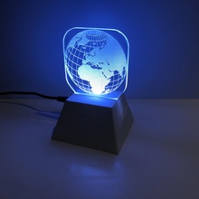 acrylique logo titulaire soutien arduino LED lumière 5050rgb 3d print model - Mito3D