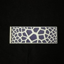 prusa i3 mk3 tela cobrir bainha Voronoi padronizar lcd mk3s 3d print model - Mito3D