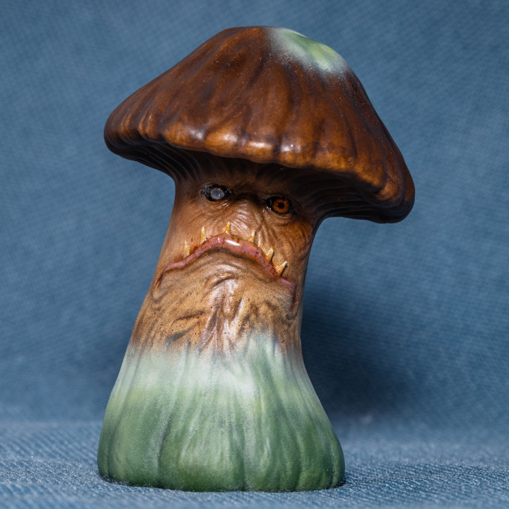 scontroso fungo negozio creatura design mostro natura pianta zbrush mostri creature 3D print model - Mito3D