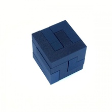 self locking 8 piece enigma cubo brinquedos jogos estratégia brinquedo 4x4x4 3d print model - Mito3D
