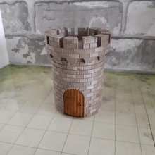 castle tower sample tabletop rpg terrain warhammer dnd gaming boardgaming 3d print model - Mito3D