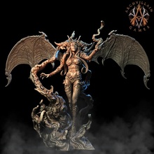 queen naamah battle pose store demon succubus succubi 3d print model - Mito3D