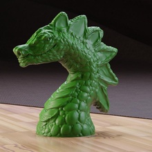klein Drachen Kopf Geschäft Spiel Skulptur Spielzeug Tischplatte 3d print model - Mito3D