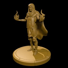 mage tabletop armor hero magic d&d cloak 3d print model - Mito3D