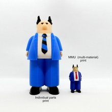 pontudo cabeludo patrão mmu brinquedos jogos histórias quadrinhos Dilbert 3d print model - Mito3D