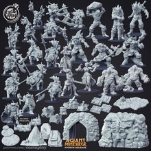 giant siege bundle tabletop epic play rpg dwarf cart giants dwarven hill encounter cast dwarves castnplay 3d print model - Mito3D