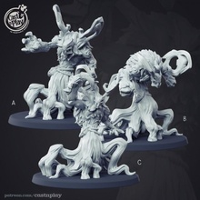 verdant sentinel tabletop creature epic fantasy forest tree wood ent horns trees wooden creatures castnplay ents 3d print model - Mito3D