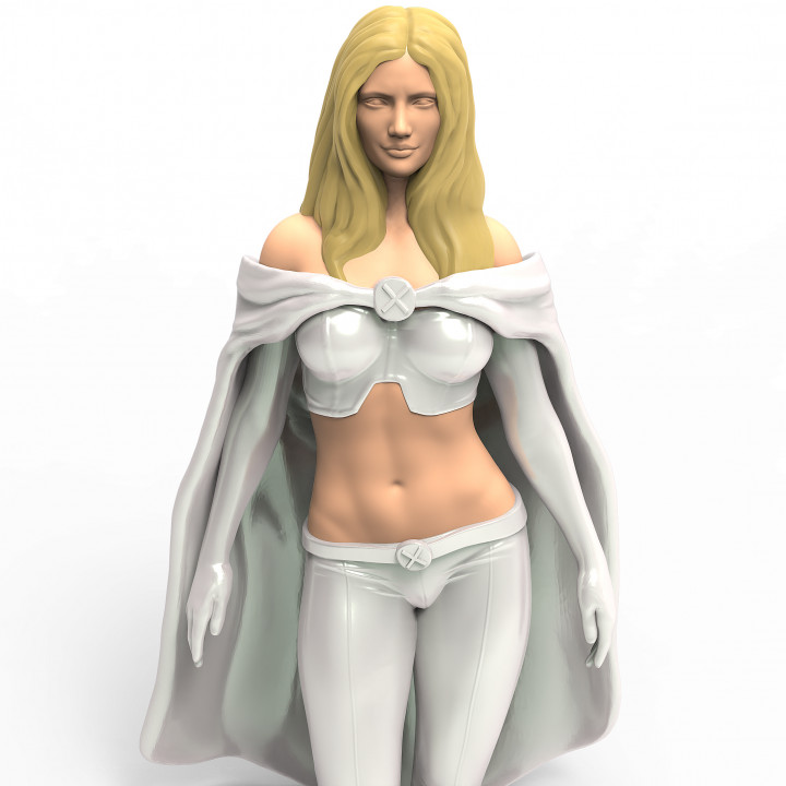 Emma don beyaz kraliçe x men oyuncaklar oyunlar Men cehennem ateşi 3D print model - Mito3D
