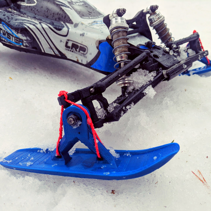 universal rc esqui conjunto inverno neve buggy truggy moto 3D print model - Mito3D