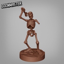 skeleton - armless tabletop ancient fantasy master medieval minion monster rpg tomb undead enemy dungeon dnd pathfinder unarmed goon 3d print model - Mito3D
