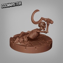 skeleton - crawling tabletop ancient archer fantasy master medieval minion monster rpg tomb undead enemy dungeon dnd pathfinder goon 3d print model - Mito3D