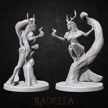 Radella standart lisans mağaza fantezi ağaç vahşi Kadın Dünya yaban hayatı temel iğnelemek dnd Druid orman perisi el değmemiş doğa ince istemek 3d print model - Mito3D