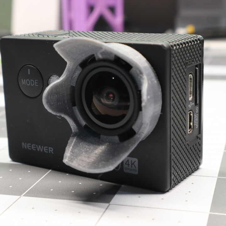 Lenshood spor kamera neewer 3D print model - Mito3D