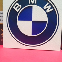 bmw 3d emblème pièces rechange voiture logo voitures logos 3d print model - Mito3D