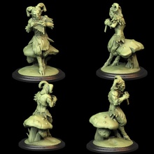 Panflöte Faun Tischplatte Drachen Dungeons Fantasie Wargaming Monster Kreaturen 28mm dnd 32mm Skalierung 3d print model - Mito3D