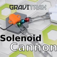 gravitrax solénoïde canon jouets Jeux marbre 3d print model - Mito3D