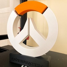 overwatch logo ventilateur art figure Jeu Xbox ps4 pc table presse papiers 3d print model - Mito3D