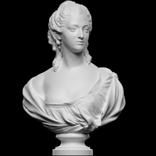señora victoire escanear 3d busto decorativo Escocia escultura mármol francés realeza princesa louis xv openglam artec eva vasto 3d print model - Mito3D