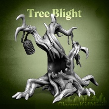 tree blight mini miniature ent creepy tabletop dnd treant gulthias 3d print model - Mito3D