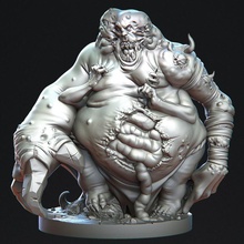 orgoroth dread abomination tabletop boss creature dragons dungeons fantasy miniatures model undead wargames zombie painting miniature grave supportless cemetery dnd fat premium deluxe unholy gruesome 3d print model - Mito3D