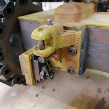 barre remorquage oliver cletrac inspiré chaîne tracteur rc remorquer 3d print model - Mito3D