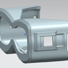 protective goggle filter design 3d print model - Mito3D