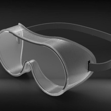 protector gafas protección mirada sorprendida 3d print model - Mito3D