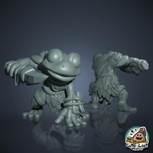 frogfolk pugnale carina rana canaglia grung grippli 3d print model - Mito3D