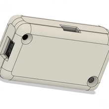 plume enceinte arduino boîte électronique adafruit 3d print model - Mito3D