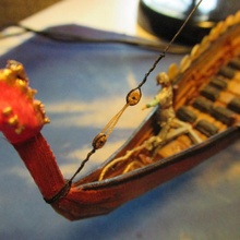 viking gemi Aksesuarlar masaüstü dekorasyonlar kutuplar kalkanlar raflar 1 72 3d print model - Mito3D