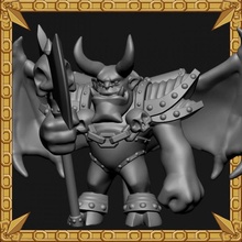 demon lord tabletop 3d print model - Mito3D