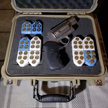 judge public defender ammo holders case 45lc 410 gun taurus 3d print model - Mito3D