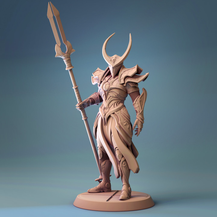 fantasin tabletop print armor lord warlock lotp 3D print model - Mito3D